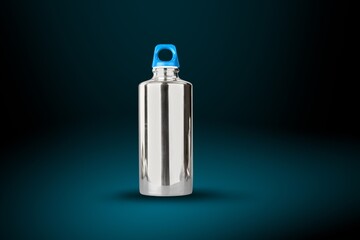 photo tumbler for water design and light background