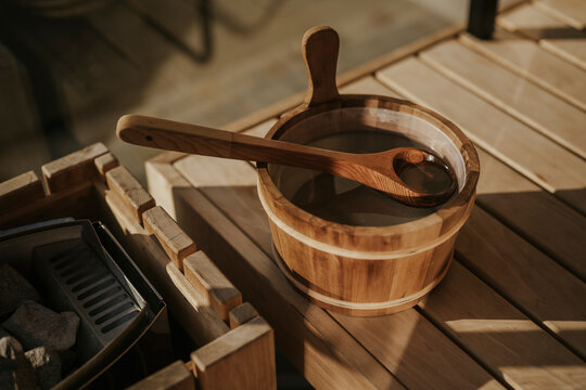 Sauna, Innenraum