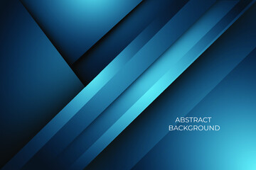 Elegant blue background geometry for banner, cover, business presentation and website