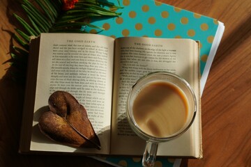 Book and Coffee Cup