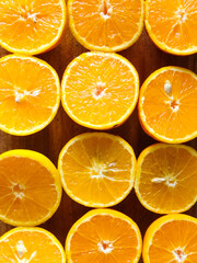 orange slices background
