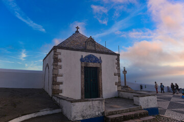 Kapelle Ermida da Mem&oacute;ria in Nazar&eacute;/Portuga