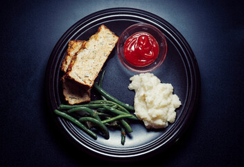 Turkey Meatloaf Mashed Potatoes