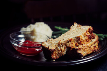 Turkey Meatloaf Mashed Potatoes