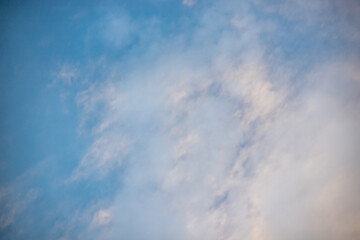 blue sky with clouds