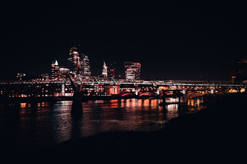 Fototapeta na wymiar London and The City of London