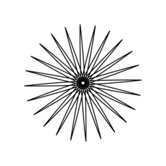 Fototapeta premium abstract circle logo design template isolated on a white background 