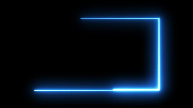 Abstract rectangular motion graphic element. Perfect for background or logo placement. . , 4K loop
