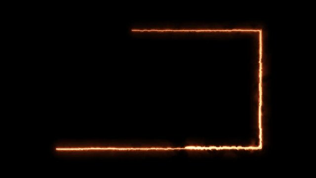 Abstract rectangular motion graphic element. Perfect for background or logo placement. . , 4K loop
