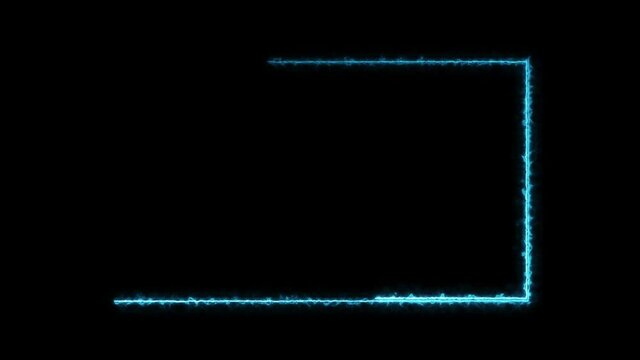 Abstract rectangular motion graphic element. Perfect for background or logo placement. . , 4K loop
