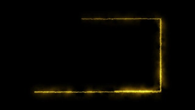 Abstract rectangular motion graphic element. Perfect for background or logo placement. . , 4K loop
