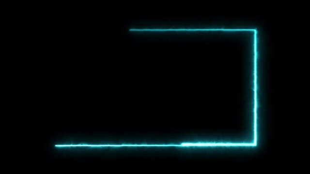 Abstract rectangular motion graphic element. Perfect for background or logo placement. . , 4K loop
