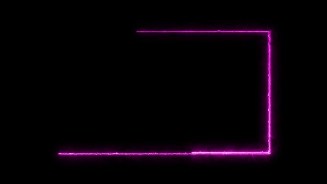 Abstract rectangular motion graphic element. Perfect for background or logo placement. . , 4K loop
