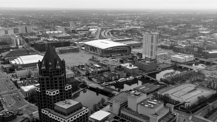 Aerial View of Milwaukee