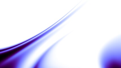 Abstract fractal pattern on white blank background. Horizontal background with aspect ratio 16 : 9