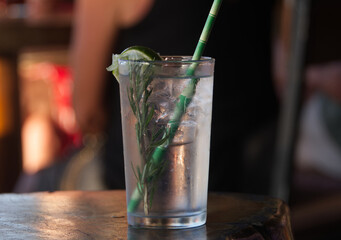 The commercial docks in Seattle Washington during sunset.
