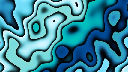 Abstract wavy uturistic image. Horizontal background with aspect ratio 16 : 9