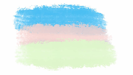 Blue, green and pink watercolor background for your design, watercolor background concept, vector.