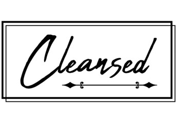 Cleansed- the believer in Christ