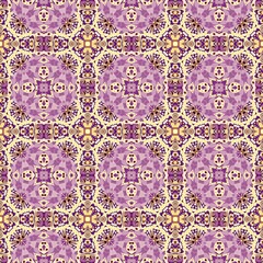 Abstract mosaic art pattern. Seamless ornament.