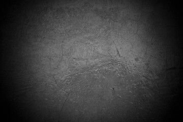 Old wall texture cement dark black gray  background abstract grey color design are light with white gradient background.