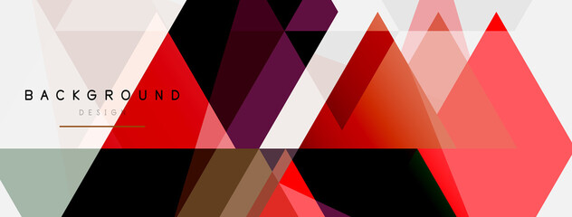 Mosaic triangles geometric background. Techno or business concept, pattern for wallpaper, banner, background, landing page