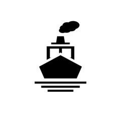 ship icon simple design vector 