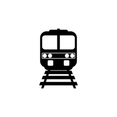 train icon simple design vector