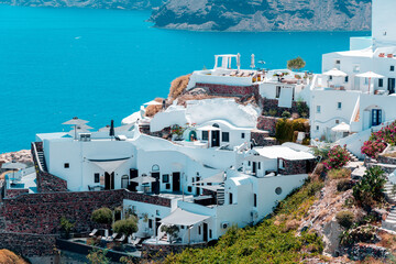 Obraz premium Oia Santorini, Greece Town