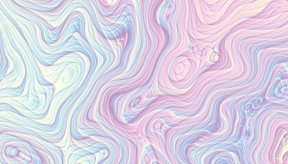Abstract wavy fractal