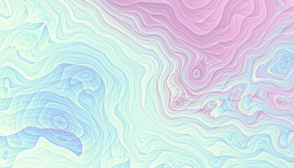 Abstract wavy fractal