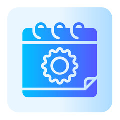 summer gradient icon