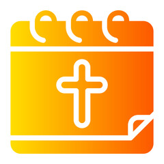 holy week gradient icon