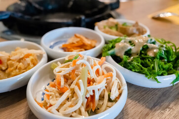 Taiwanese appetizer on a table
