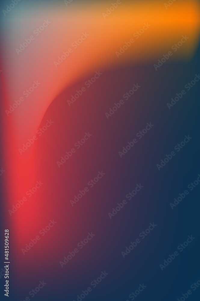 Wall mural abstract colorful gradient background for design as banner, ads, and presentation concept