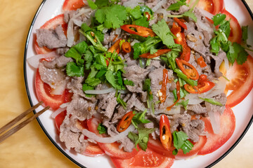 appetizer of pork