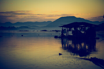 People's way of life along the Mekong River. Chiang Khan,Thailand.