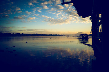People's way of life along the Mekong River. Chiang Khan,Thailand.