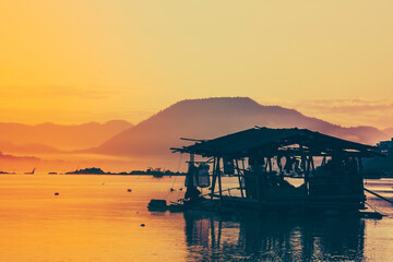 People's way of life along the Mekong River. Chiang Khan,Thailand.