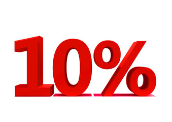 10 Percent off 3d Sign on White Background, Special Offer 10% Discount Tag, Sale Up to 10 Percent Off,big offer, Sale, Special Offer Label, Sticker, Tag, Banner, Advertising, offer Icon 