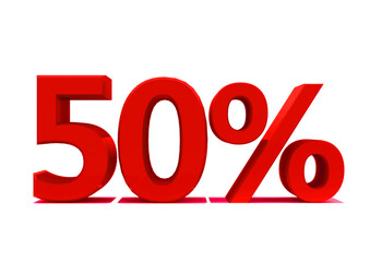 50 Percent off 3d Sign on White Background, Special Offer 50% Discount Tag, Sale Up to 50 Percent Off,big offer, Sale, Special Offer Label, Sticker, Tag, Banner, Advertising, offer Icon 