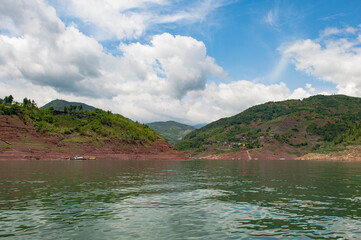 Landscape of the Three Gorges of the Yangtze River in China