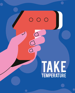 Take Temperature Lettering