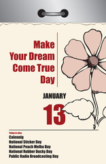 Make Your Dream Come True Day