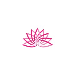 Beauty Vector lotus flowers design logo Template icon
