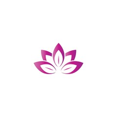 Beauty Vector lotus flowers design logo Template icon