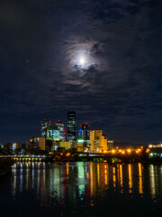 Obraz premium country skyline at night