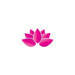 Beauty Vector lotus flowers design logo Template icon