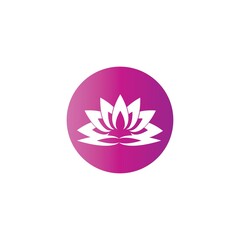 Beauty Vector lotus flowers design logo Template icon