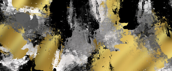 Abstract ink painting background for display